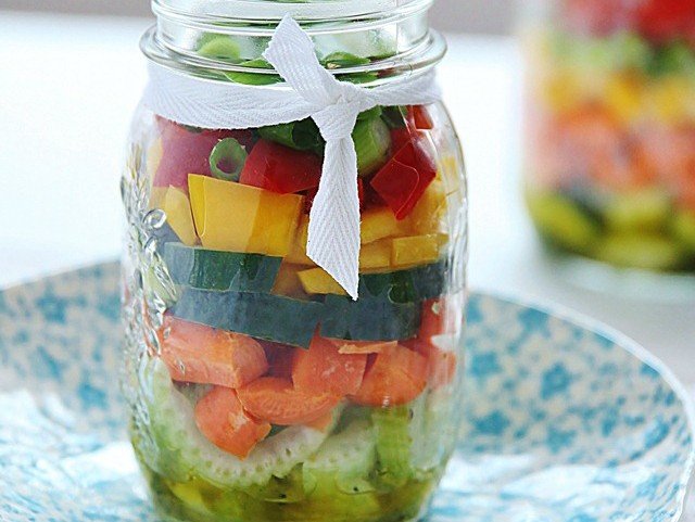 Easy Mason Jar Salad Recipe Easy Mason Jar Salad Recipe