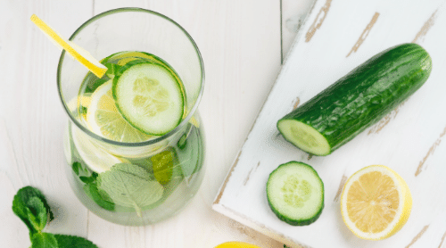 healthy cucumber water featured