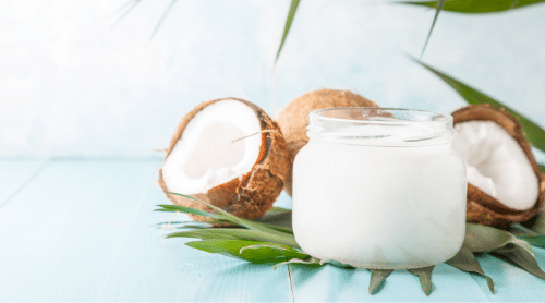 coconut oil in a jar featured