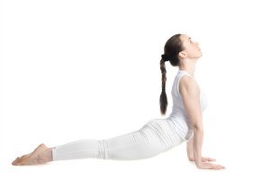 upward facing dog pose for flexibility