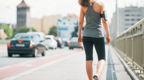 woman walking for weight loss featured