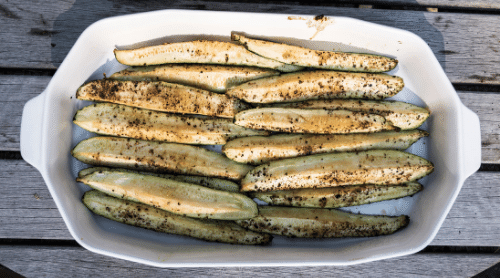 low-carb roasted zucchini fries for weight loss featured