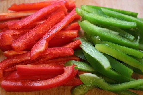 low carb sliced bell peppers low carb sliced bell peppers