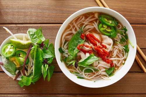 noodle soup with bone broth for weight loss