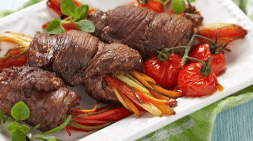 steak rolls with vegetables sugar free flour free dinner featured