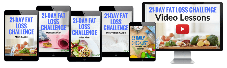 Avocadu 21-Day Fat Loss Challenge 21-Day Fat Loss Challenge Program by Avocadu
