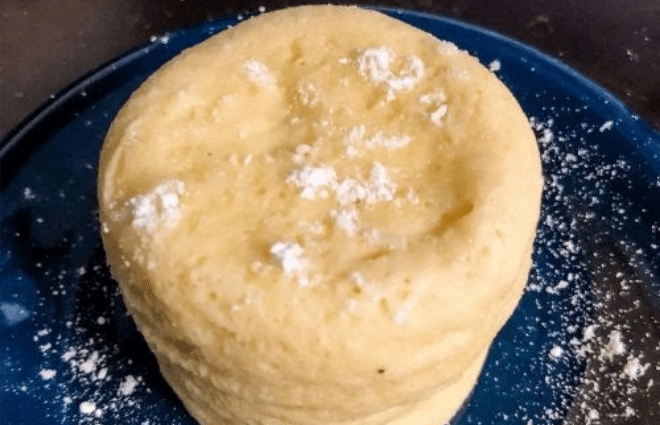 keto lemon mug cake