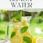 lemon water