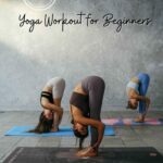 women stretching in a yoga class