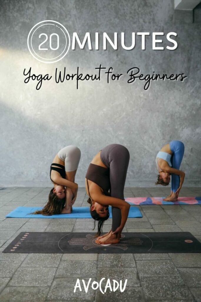 women stretching in a yoga class