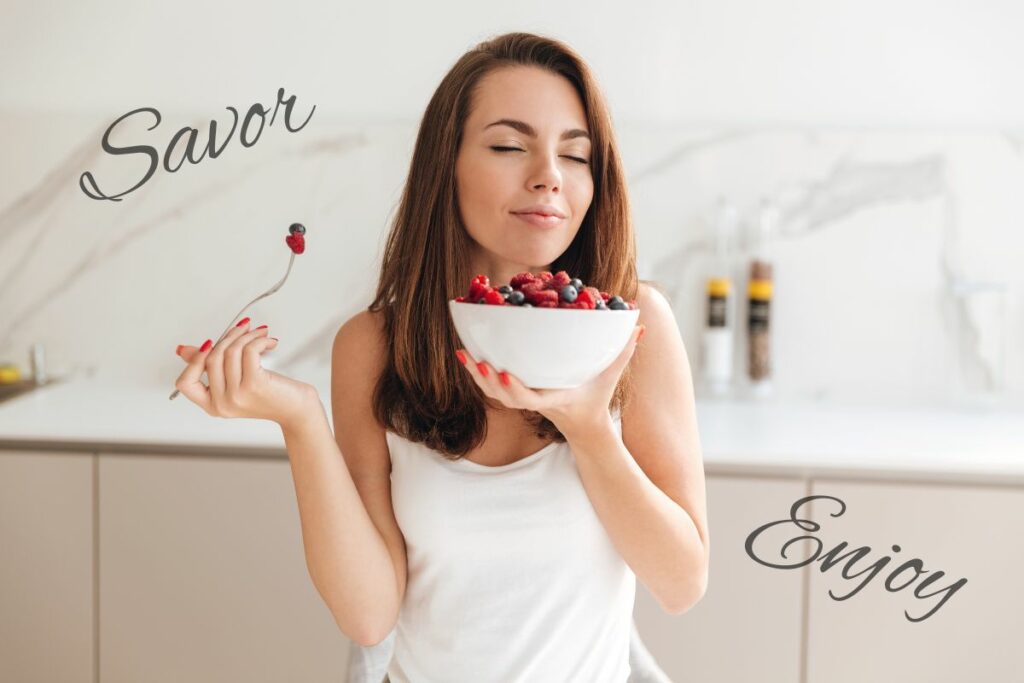 Mindful Eating vs Dieting - Savoring Your Food